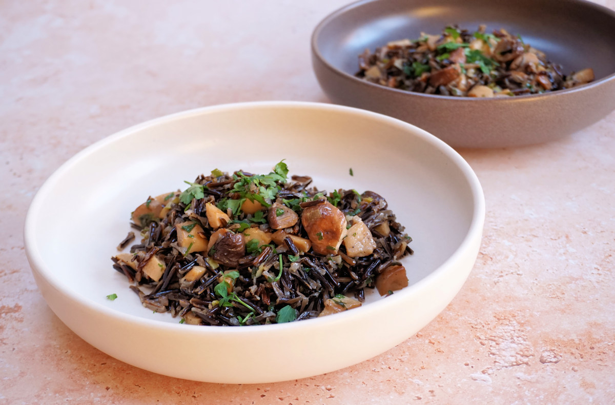 Wild Rice With Mushrooms | Recipe | Cuisine Fiend